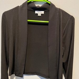 Calvin Klein Black Cropped Dress Jacket
